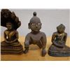 Image 5 : Qty 6 Asian Buddha Figurines, Misc Poses & Sizes