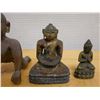 Image 6 : Qty 6 Asian Buddha Figurines, Misc Poses & Sizes
