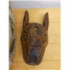 Image 2 : Qty 2 Carved Wooden Tribal Masks, Misc Sizes
