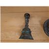 Image 7 : Qty 4  Ritual Oil Lamps & Bells, Misc Sizes