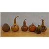 Image 1 : Qty 6 Painted Decorative Gourds, Misc Sizes