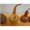 Image 4 : Qty 6 Painted Decorative Gourds, Misc Sizes