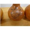 Image 6 : Qty 6 Painted Decorative Gourds, Misc Sizes