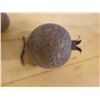 Image 10 : Qty 4 Carved Fruit & Nut Shaped Décor, Misc Sizes