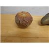 Image 3 : Qty 4 Carved Fruit & Nut Shaped Décor, Misc Sizes