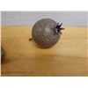 Image 9 : Qty 4 Carved Fruit & Nut Shaped Décor, Misc Sizes