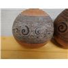 Image 2 : Qty 2 Carved Gourd Containers, Misc Styles & Sizes