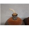 Image 3 : Qty 2 Carved Gourd Containers, Misc Styles & Sizes