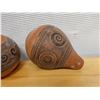 Image 6 : Qty 2 Carved Gourd Containers, Misc Styles & Sizes