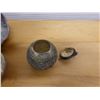 Image 10 : Qty 4 Carved Pumpkin & Nut Trinket Boxes, Misc Sizes