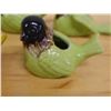Image 6 : Qty 5 Ceramic Bird Pottery Planters or Candle Holders Approx. 4" x 4" H
