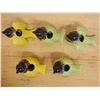 Image 7 : Qty 5 Ceramic Bird Pottery Planters or Candle Holders Approx. 4" x 4" H