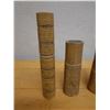 Image 2 : Qty 6 Carved Bamboo Containers, Misc Sizes