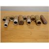 Image 7 : Qty 6 Carved Bamboo Containers, Misc Sizes