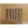 Image 9 : Qty 6 Carved Bamboo Containers, Misc Sizes