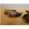 Image 6 : Qty 3 Vintage Drinking Horns, Misc Sizes