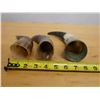 Image 8 : Qty 3 Vintage Drinking Horns, Misc Sizes