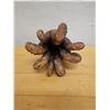Image 5 : Carved Octopus Sculpture 4" Dia, 7.5" H