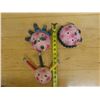 Image 12 : Qty 3 Folk Art Carved Coconut Masks, Misc Sizes
