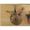 Image 5 : Qty 3 Folk Art Carved Coconut Masks, Misc Sizes