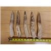 Image 4 : Qty 5 Vintage Ceramic Awl Tools or Spears, Approx. 2" Dia, 9" L