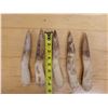 Image 5 : Qty 5 Vintage Ceramic Awl Tools or Spears, Approx. 2" Dia, 9" L