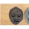 Image 2 : Qty 4 Carved Asian Masks, Misc Sizes