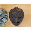 Image 5 : Qty 4 Carved Asian Masks, Misc Sizes