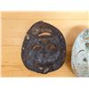 Image 7 : Qty 4 Carved Asian Masks, Misc Sizes