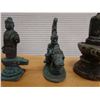 Image 4 : Qty 5 Small Carved Deities & Ritual Items, Misc Sizes