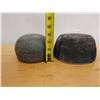 Image 8 : Qty 2 Carved Metal Bowls, Misc Sizes