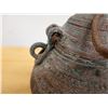 Image 4 : Vintage Carved Art Jar w/ Handles & Lid, 4" Dia, 6" H