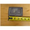 Image 6 : Carved Metal Hinged Trinket Box Signed by Artist 1931, 4" x 2.5" x 1.5"H
