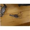 Image 13 : Metal Fish Incense Burner & Round Stained Glass Jar w/ Small Shell & Crab Figurines, Misc Sizes