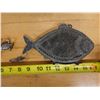 Image 18 : Metal Fish Incense Burner & Round Stained Glass Jar w/ Small Shell & Crab Figurines, Misc Sizes