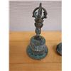 Image 2 : Qty 2 Carved Ceremonial Bells, Misc Sizes
