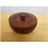 Image 2 : Wooden Turned Bowl w/ Lid, 6" Dia, 3.5"H