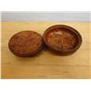 Image 3 : Wooden Turned Bowl w/ Lid, 6" Dia, 3.5"H