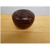 Image 2 : Wooden Turned Bowl w/ Lid, 4" Dia, 3.5"H