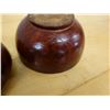 Image 8 : Wooden Turned Bowl w/ Lid, 4" Dia, 3.5"H