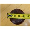 Image 9 : Wooden Turned Bowl w/ Lid, 4" Dia, 3.5"H