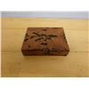 Image 2 : Square Wooden Trinket Box w/ Lid 5" x 4" x 1" H