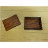 Image 3 : Square Wooden Trinket Box w/ Lid 5" x 4" x 1" H