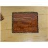 Image 8 : Square Wooden Trinket Box w/ Lid 5" x 4" x 1" H