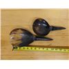 Image 5 : Qty 2 Carved Serving Spoons, Misc Sizes