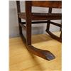 Image 11 : Koa Wood Rocking Armchair w/ Slatted Back 24" x 19" x 34"H