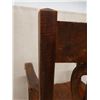 Image 12 : Koa Wood Rocking Armchair w/ Slatted Back 24" x 19" x 34"H