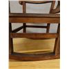 Image 18 : Koa Wood Rocking Armchair w/ Slatted Back 24" x 19" x 34"H