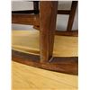 Image 21 : Koa Wood Rocking Armchair w/ Slatted Back 24" x 19" x 34"H