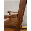 Image 22 : Koa Wood Rocking Armchair w/ Slatted Back 24" x 19" x 34"H